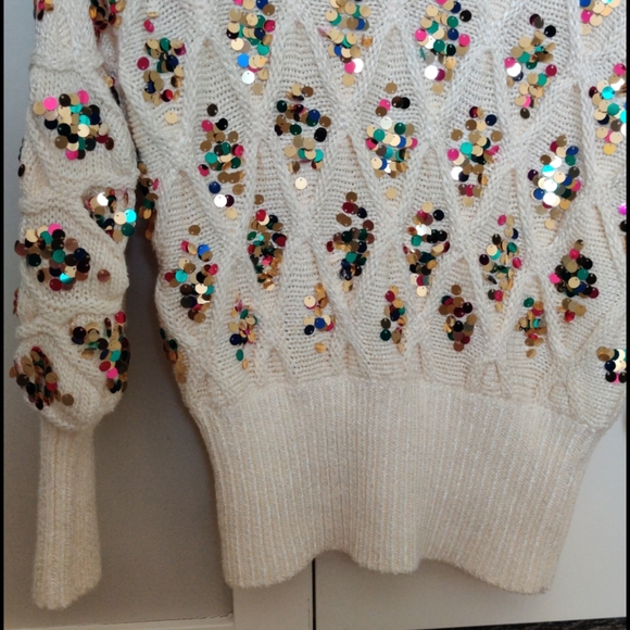Holiday sweater by Anthropology - Picture 5 of 6